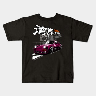 Porsche Yoshida Specials 930 Mid Night Club Kids T-Shirt